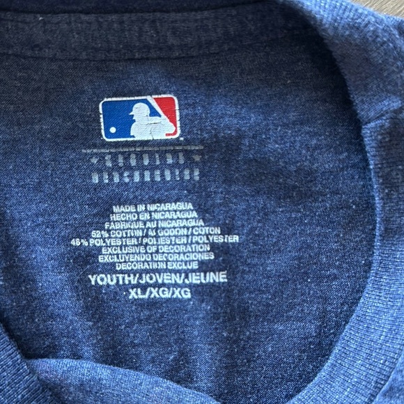 Boston Red Sox Men's Blue T-Shirt - Picture 2 of 3